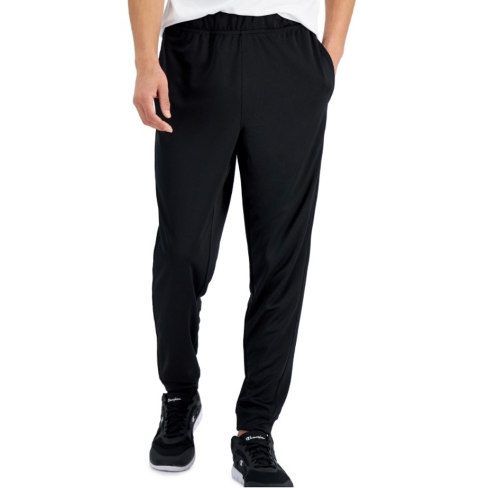 ID Ideology Men's Black Knit Joggers